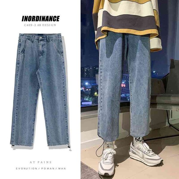 men's jeans korean wide-leg fashion retro harajuku men streetwear loose hip-hop straight-leg denim trousers mens -2xl iogw, Blue
men's jeans korean wide-leg fashion retro harajuku men streetwear loose hip-hop straight-leg denim trousers mens -2xl iogw, Blue