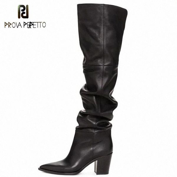 prova perfetto black over the knee boots pointed toe chunky heels shoes zipper soft knee high boots women botines mujer 2019 k2ay#
prova perfetto black over the knee boots pointed toe chunky heels shoes zipper soft knee high boots women botines mujer 2019 k2ay#