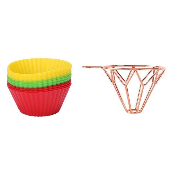coffee filters 12 pcs silicone cake cupcake liner baking cup mold with dripper foldable filter v60 style drip
coffee filters 12 pcs silicone cake cupcake liner baking cup mold with dripper foldable filter v60 style drip