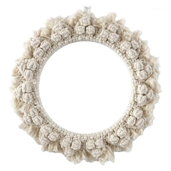 mirrors nordic ins round mirror artistic bohemian decoration hand-woven cotton rope living room wall hanging1
mirrors nordic ins round mirror artistic bohemian decoration hand-woven cotton rope living room wall hanging1