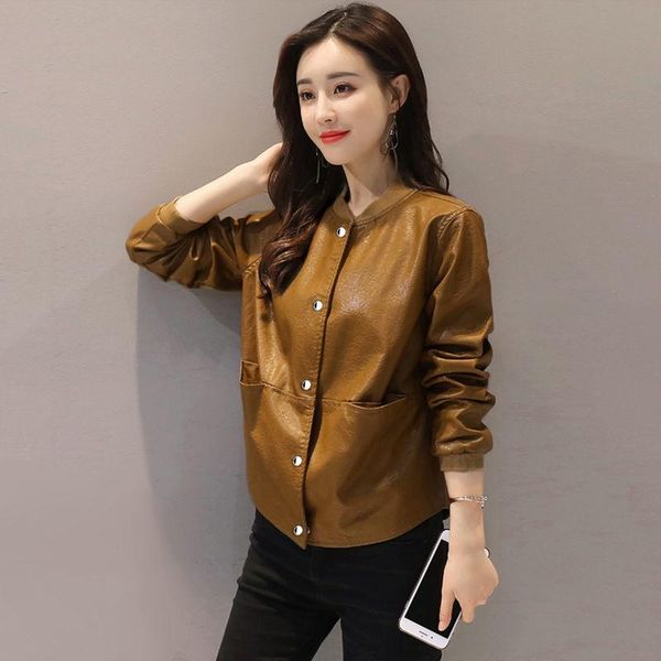 women's leather & faux moto jacket fall 2021 women clothing pu o-neck button biker autumn spring black jackets cropped plus size techw
women's leather & faux moto jacket fall 2021 women clothing pu o-neck button biker autumn spring black jackets cropped plus size techw