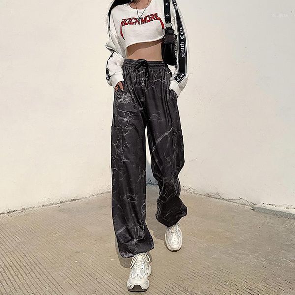 women's pants & capris nclagen tie dye sweatpants 2021 autumn loose casual drawstring high waist harajuku women pockets trousers jogger, Black;white
women's pants & capris nclagen tie dye sweatpants 2021 autumn loose casual drawstring high waist harajuku women pockets trousers jogger, Black;white