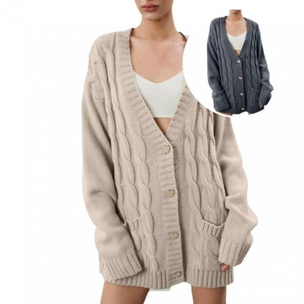 women's knits & tees lady casual loose solid color v neck sweater coat autumn winter knitted for office, White
women's knits & tees lady casual loose solid color v neck sweater coat autumn winter knitted for office, White