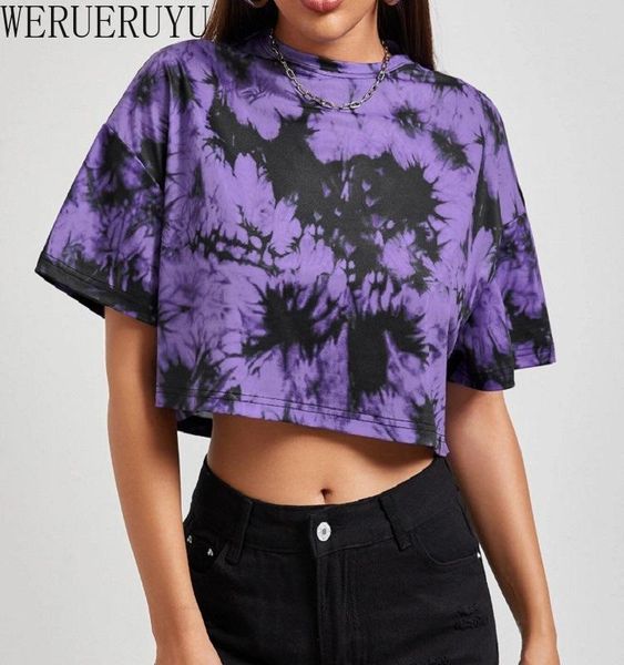 women's t-shirt short sleeve crop summer blue tie dye t shirt clothes for women 2021 korean harajuku casual tshirt female clothing tees, White
women's t-shirt short sleeve crop summer blue tie dye t shirt clothes for women 2021 korean harajuku casual tshirt female clothing tees, White