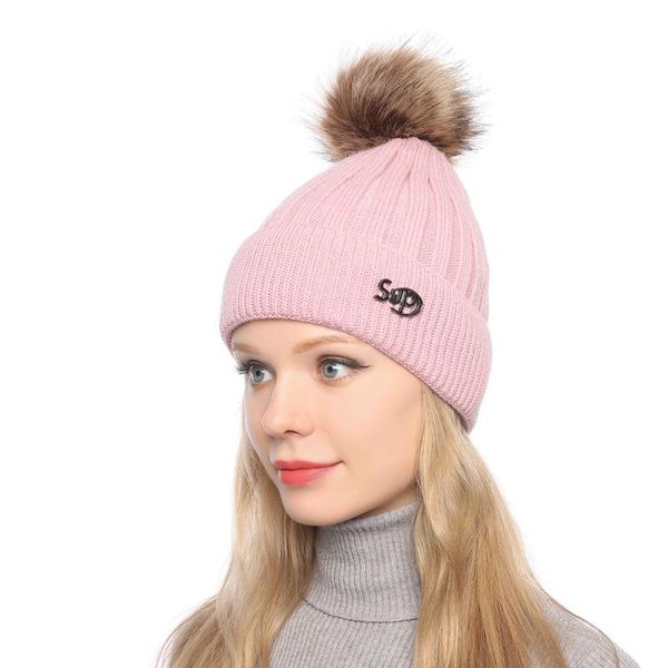 beanie/skull caps autumn winter women knitted hats letter sign with plush ball brimless high hat lady windproof cold warm skiing beanies, Blue;gray
beanie/skull caps autumn winter women knitted hats letter sign with plush ball brimless high hat lady windproof cold warm skiing beanies, Blue;gray
