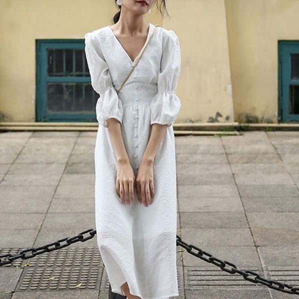 casual dresses 2021 dress ladies cute style student sweet girl chiffon summer three-quarter sleeves v-neck retro loose, Black;gray
casual dresses 2021 dress ladies cute style student sweet girl chiffon summer three-quarter sleeves v-neck retro loose, Black;gray
