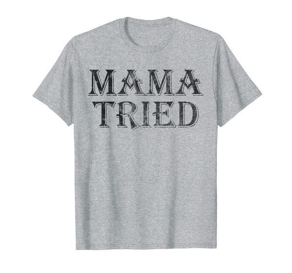 mama tried country music redneck mens womens vintage t-shirt, White;black
mama tried country music redneck mens womens vintage t-shirt, White;black