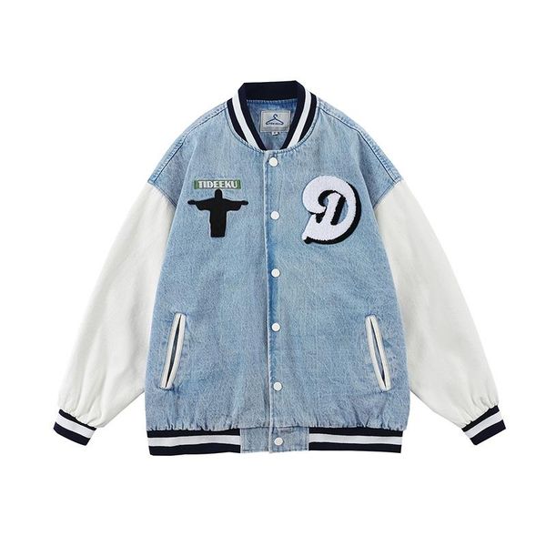 men's jackets color match letter embroidery windbreaker mens streetwear oversize vibe style casual autumn coat couple loose clothes, Black;brown
men's jackets color match letter embroidery windbreaker mens streetwear oversize vibe style casual autumn coat couple loose clothes, Black;brown