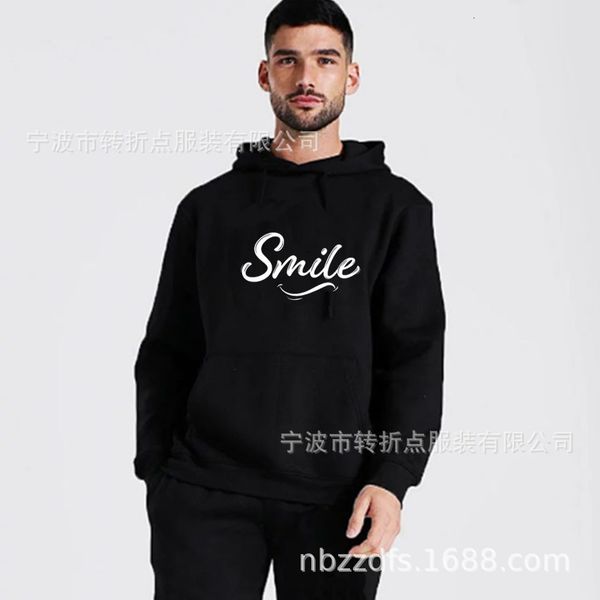 mens sweater 2021 new smile letter printed hooded men's and women's sweaters autumn winter products, Black
mens sweater 2021 new smile letter printed hooded men's and women's sweaters autumn winter products, Black