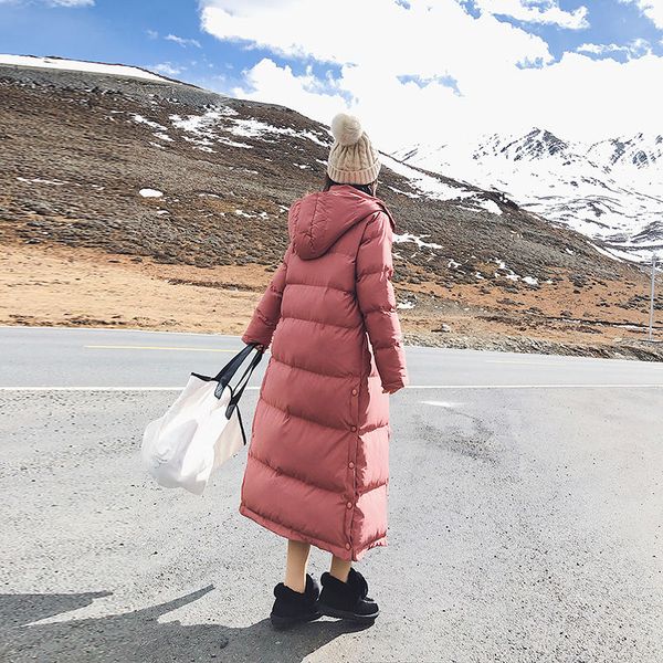women new winter thick super long paragraph over the knee jackets vintage hooded loose cotton coat oversized parkas warm outwear, Black;brown
women new winter thick super long paragraph over the knee jackets vintage hooded loose cotton coat oversized parkas warm outwear, Black;brown