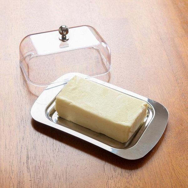 dishes & plates stainless steel butter dish box container cheese server storage keeper tray with see-through acrylic easy lid kitchen suppli
dishes & plates stainless steel butter dish box container cheese server storage keeper tray with see-through acrylic easy lid kitchen suppli