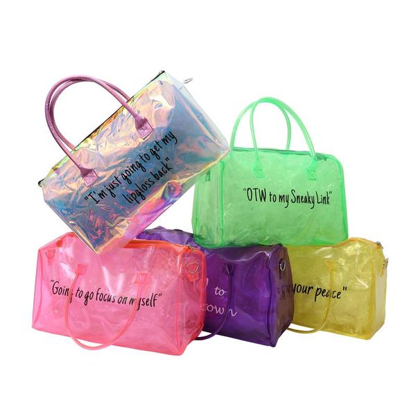 duffel bags cross-border travel bag portable pvc gym outdoor yoga transparent letter beach
duffel bags cross-border travel bag portable pvc gym outdoor yoga transparent letter beach