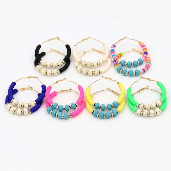 hoop & huggie earrings for women 2021 fashion colorful stone clay korean female girls boho jewelry gifts, Golden;silver
hoop & huggie earrings for women 2021 fashion colorful stone clay korean female girls boho jewelry gifts, Golden;silver