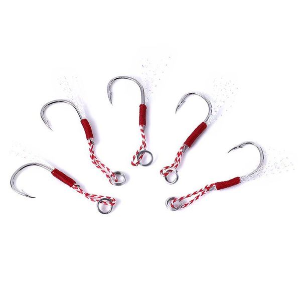 5 pcs/set fishing hook barbed sharp hooks with rope carbon steel jigging accessories tackle 10#12#14#16#18#20#
5 pcs/set fishing hook barbed sharp hooks with rope carbon steel jigging accessories tackle 10#12#14#16#18#20#