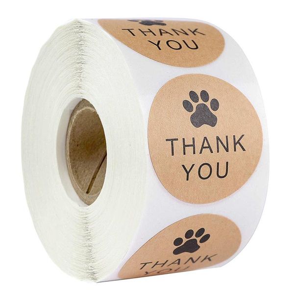 gift wrap 500pcs thank you round labels diy handmade kraft paper packaging sticker for candy bag box packing sealing stickers
gift wrap 500pcs thank you round labels diy handmade kraft paper packaging sticker for candy bag box packing sealing stickers