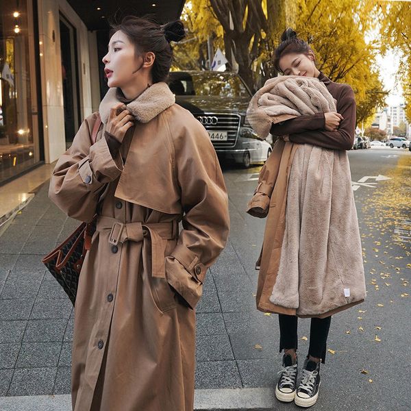 winter long oversized parka korean trench cotton coats and jackets woman fall plus size outerwear warm winter clothing for women, Black;brown
winter long oversized parka korean trench cotton coats and jackets woman fall plus size outerwear warm winter clothing for women, Black;brown