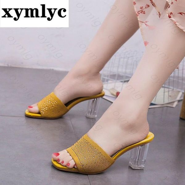 slippers clear crystal knitting women sandals flyweaving shoes for flipflops rhinestones transparent high heels slides2021, Black
slippers clear crystal knitting women sandals flyweaving shoes for flipflops rhinestones transparent high heels slides2021, Black