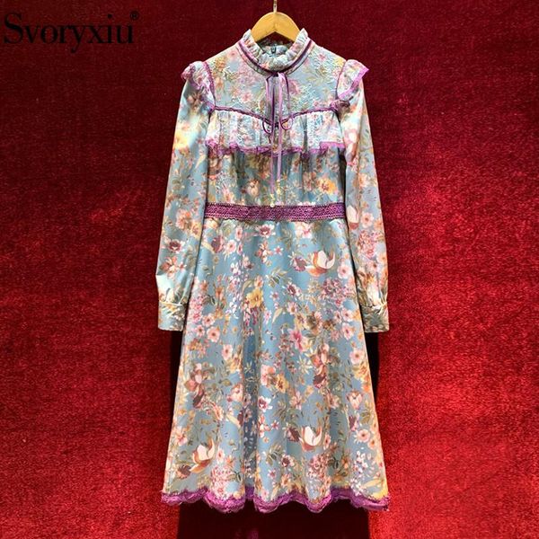 casual dresses svoryxiu 2021 elegant flower print lace embroidery midi dress women's fashion lantern sleeve autumn winter designer, Black;gray
casual dresses svoryxiu 2021 elegant flower print lace embroidery midi dress women's fashion lantern sleeve autumn winter designer, Black;gray
