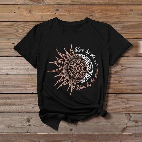 women's t-shirt 2021 women casual fashion letter sun moon print loose o-neck short sleeve elastic stretched tshirt summer, White
women's t-shirt 2021 women casual fashion letter sun moon print loose o-neck short sleeve elastic stretched tshirt summer, White