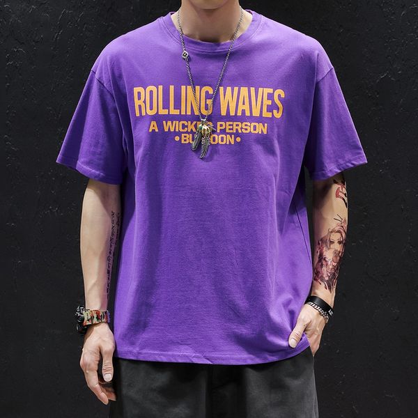 2021 new men harajuku black t shirt japanese waves printed tshirt korean style streetwear hip hop ihv9, White;black
2021 new men harajuku black t shirt japanese waves printed tshirt korean style streetwear hip hop ihv9, White;black