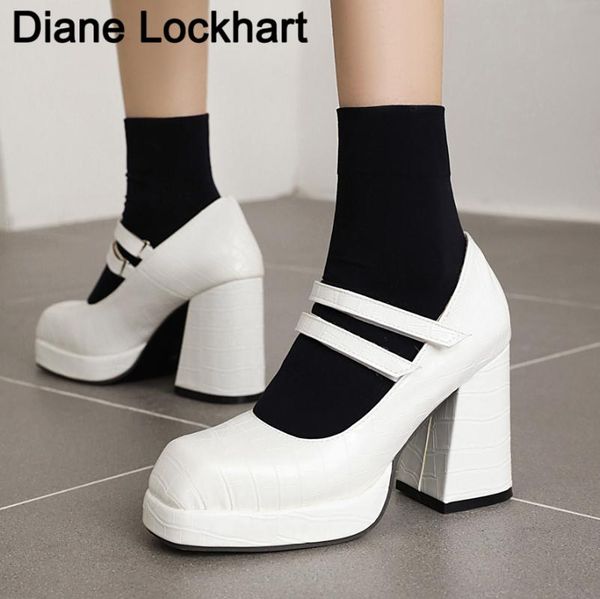 dress shoes embossed pumps buckle strap square toe summer casual ladies student party platform zapatos de mujer drop, Black
dress shoes embossed pumps buckle strap square toe summer casual ladies student party platform zapatos de mujer drop, Black