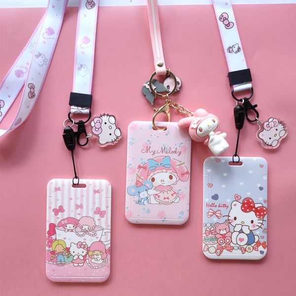 card holders 2021 cute cartoon cat lanyard holder student bus meal certificate protective cover gift, Brown;gray
card holders 2021 cute cartoon cat lanyard holder student bus meal certificate protective cover gift, Brown;gray