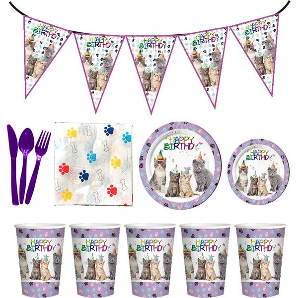 disposable dinnerware pet cat party decorations tableware set theme paper plates cups kids favors baby shower birthday supplies
disposable dinnerware pet cat party decorations tableware set theme paper plates cups kids favors baby shower birthday supplies