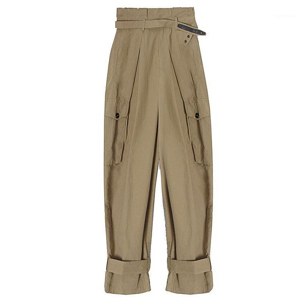 women's pants & capris spring autumn high waist cargo women trousers belt band pocket pantalon femme pantalones mujer, Black;white
women's pants & capris spring autumn high waist cargo women trousers belt band pocket pantalon femme pantalones mujer, Black;white