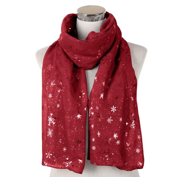 scarves snowflake print christmas for women winter chiffon scarfs warm golden wraps 180x70cm, Blue;gray
scarves snowflake print christmas for women winter chiffon scarfs warm golden wraps 180x70cm, Blue;gray