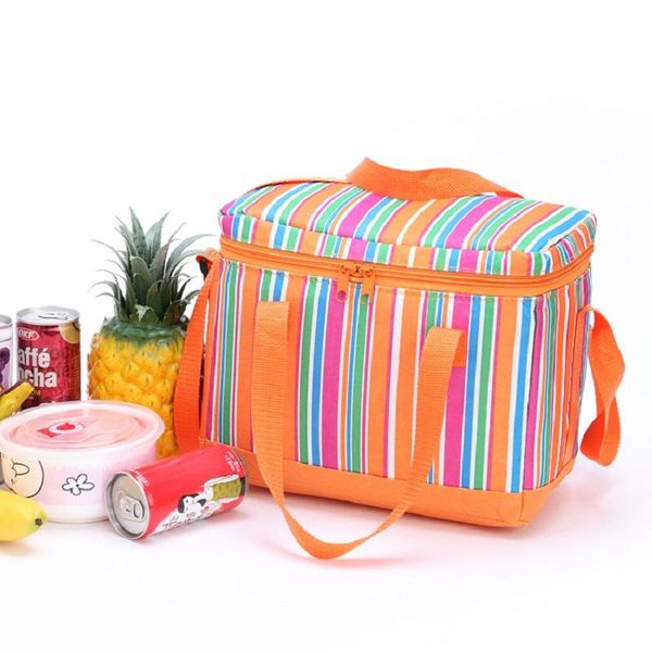 ice packs/isothermic bags orange stripes cooler bag oxford waterproof insulation pack fresh-keeping portable outdoor picnic refrigerator 
ice packs/isothermic bags orange stripes cooler bag oxford waterproof insulation pack fresh-keeping portable outdoor picnic refrigerator