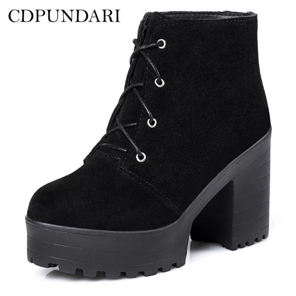 boots black genuine leather ankle for women high heels platform ladies autumn winter short shoes bottines femme
boots black genuine leather ankle for women high heels platform ladies autumn winter short shoes bottines femme