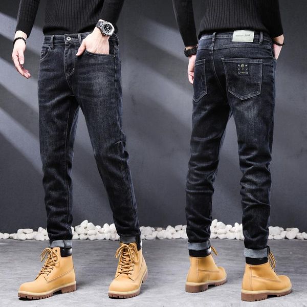 men's jeans mens pants skinny slim fit blue stretch spring and autumn casual clothing letters desinger fashion pockets
men's jeans mens pants skinny slim fit blue stretch spring and autumn casual clothing letters desinger fashion pockets