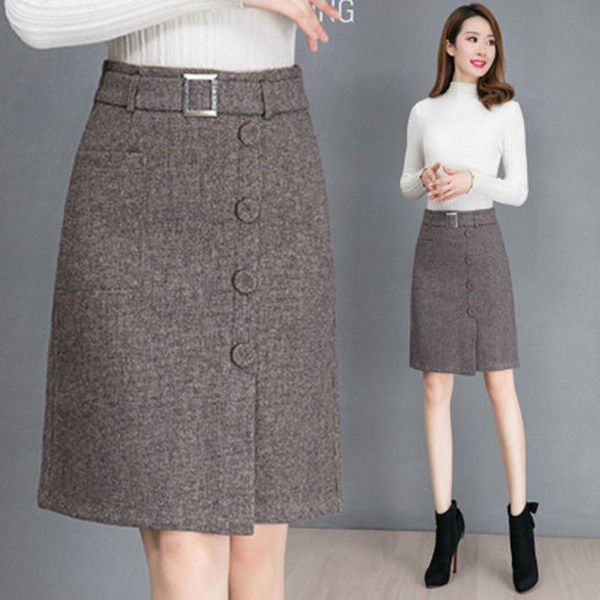 autumn colour wool line skirt high waist elegant women's skirts pockets y122 k2y2, Black
autumn colour wool line skirt high waist elegant women's skirts pockets y122 k2y2, Black