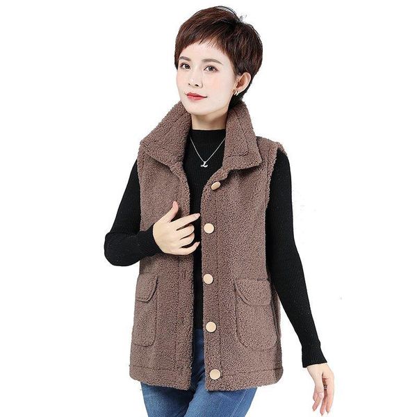 women's vests women autumn winter faux fur warm vest jacket sleeveless female thick teddy bear waistcoat casual loose oversize outwears, Black;white
women's vests women autumn winter faux fur warm vest jacket sleeveless female thick teddy bear waistcoat casual loose oversize outwears, Black;white