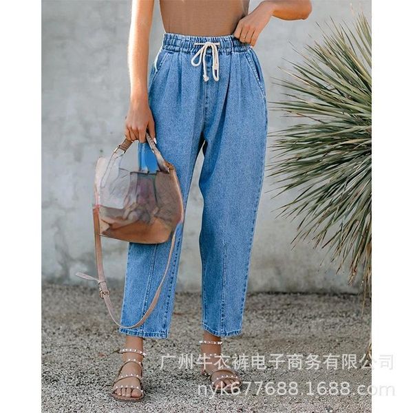 women's jeans 2021 women high waist washed denim hip hop blue harem pants trousers
women's jeans 2021 women high waist washed denim hip hop blue harem pants trousers