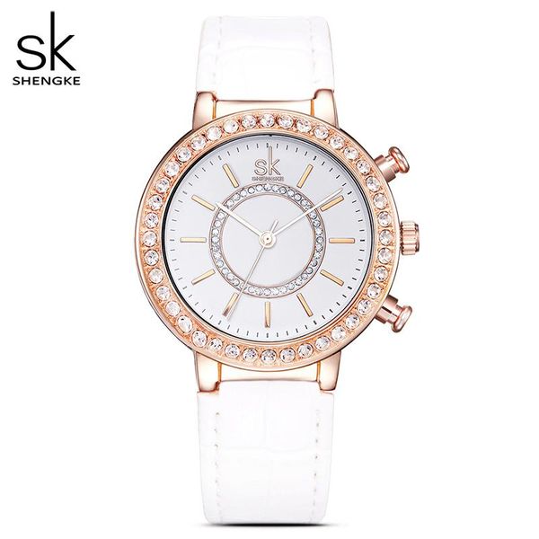 wristwatches sk women's fashion golden wrist watches red leather watchband to, Slivery;brown
wristwatches sk women's fashion golden wrist watches red leather watchband to, Slivery;brown