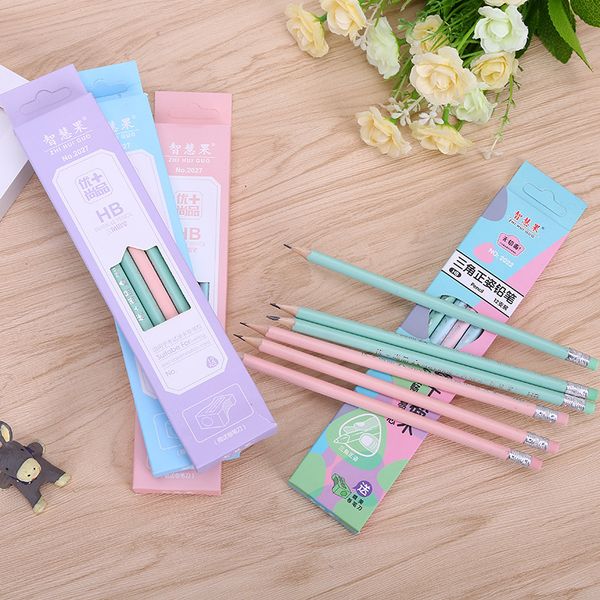 set pencil 12 boxed children's pencil hb with eraser student combination lovely learning stationery, Black;red
set pencil 12 boxed children's pencil hb with eraser student combination lovely learning stationery, Black;red