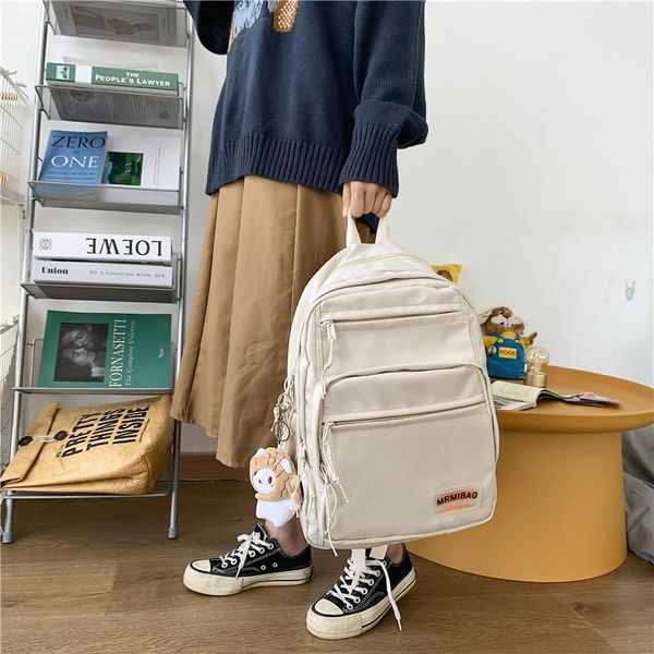 backpack multi-pocket waterproof nylon student fashion school bags for teenage girls large ladies casual travel
backpack multi-pocket waterproof nylon student fashion school bags for teenage girls large ladies casual travel