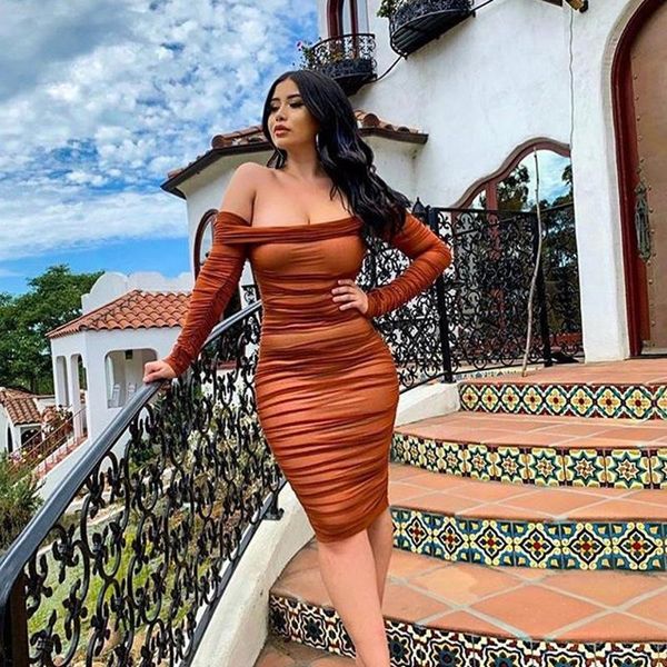 casual dresses slash neck long sleeve dress autumn winter solid slim bodycon midi off shoulder elegant 2021 party, Black;gray
casual dresses slash neck long sleeve dress autumn winter solid slim bodycon midi off shoulder elegant 2021 party, Black;gray