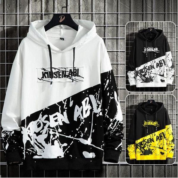 men's hoodies & sweatshirts high street hip hop hoodie men 2021 patchwork mens hooded sweatshirt streetwear fashion for young pullover, Black
men's hoodies & sweatshirts high street hip hop hoodie men 2021 patchwork mens hooded sweatshirt streetwear fashion for young pullover, Black