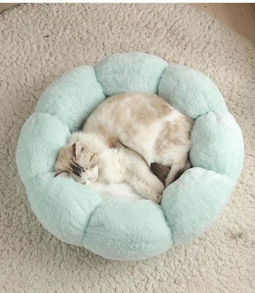 round flower shaped cat sleeping bed plush dog pet house indoor cozy breathable soft mat sunbed warm self lounger cushion
round flower shaped cat sleeping bed plush dog pet house indoor cozy breathable soft mat sunbed warm self lounger cushion