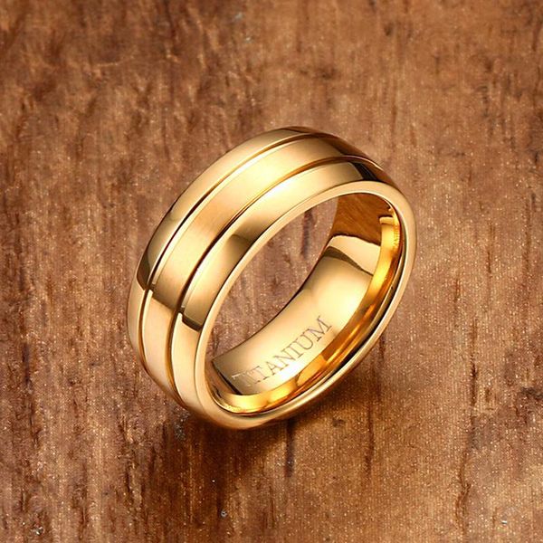 wedding rings fashion mens 8mm gold-color titanium steel double groove engagement bands ring men jewelry anel anillos masculino, Slivery;golden
wedding rings fashion mens 8mm gold-color titanium steel double groove engagement bands ring men jewelry anel anillos masculino, Slivery;golden
