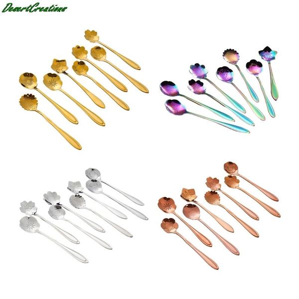 spoons 8pcs flowers design gold spoon long handle dessert tea coffee mixing stainless steel vintage teaspoons drink tableware
spoons 8pcs flowers design gold spoon long handle dessert tea coffee mixing stainless steel vintage teaspoons drink tableware