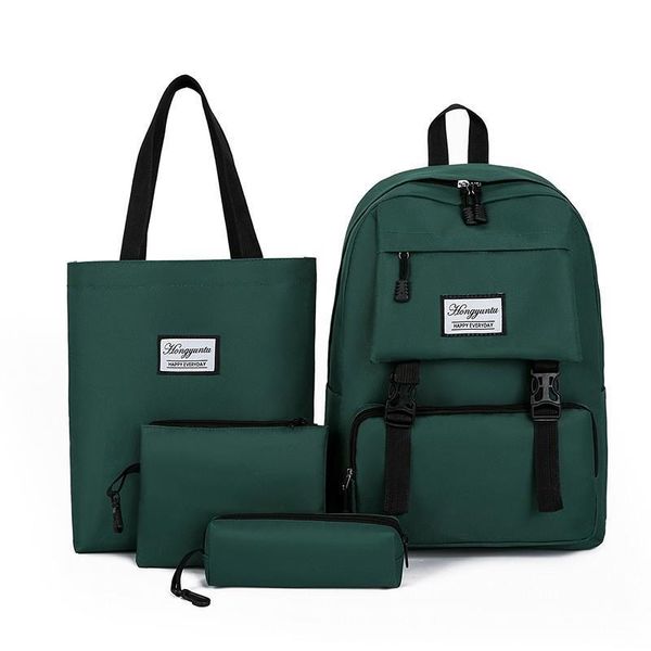 4 piece set casual school bags backpack for teenager girl nylon women children student shoulder mochilas
4 piece set casual school bags backpack for teenager girl nylon women children student shoulder mochilas