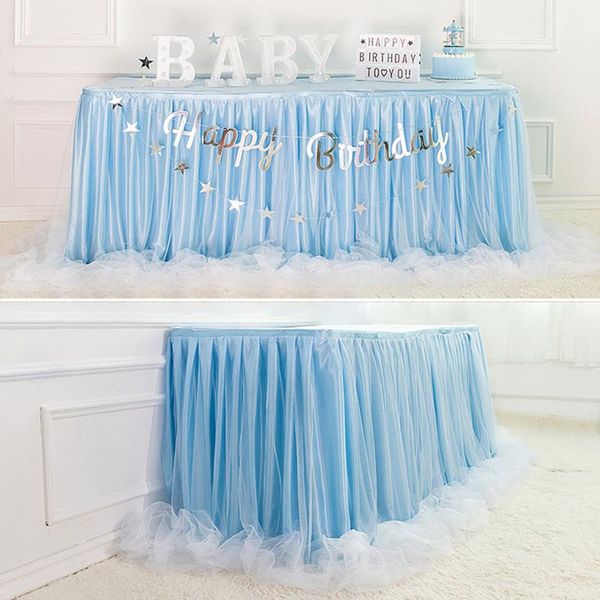 table skirt tablecloth wedding tulle birthday christmas banquet party festival home textile decoration skirting
table skirt tablecloth wedding tulle birthday christmas banquet party festival home textile decoration skirting