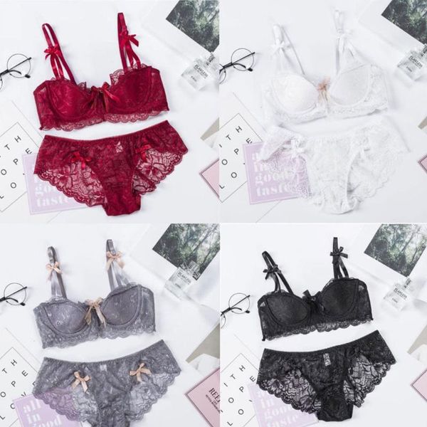 bras sets push up bra brief lace and panties women underwire lingerie knickers set romantic temptation fashion bow, Red;black
bras sets push up bra brief lace and panties women underwire lingerie knickers set romantic temptation fashion bow, Red;black