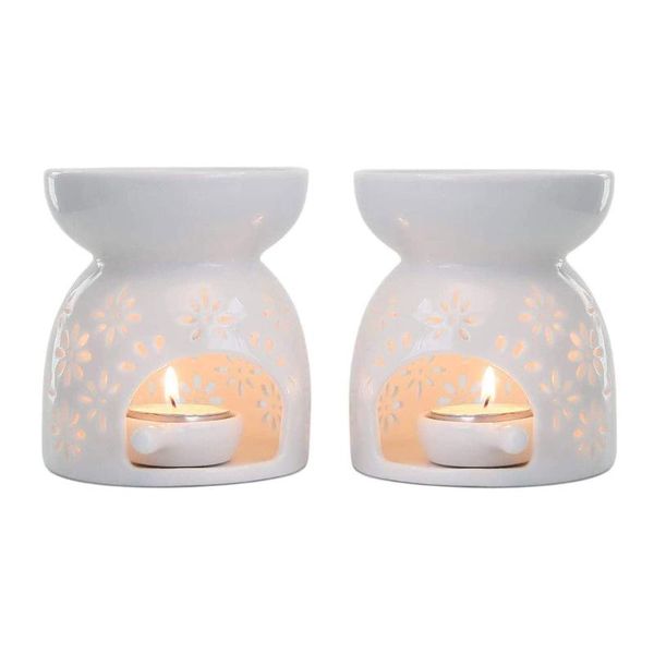 fragrance lamps european style ceramic aroma candle holder, solid color hollow carved burner with wax tray, household decoration, holiday gi
fragrance lamps european style ceramic aroma candle holder, solid color hollow carved burner with wax tray, household decoration, holiday gi