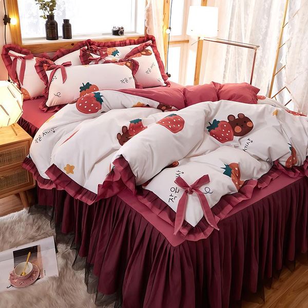 princess lace bedding sets full king size bedspread wedding fruits duvet cover sets pillowcase girls luxury bedclothes
princess lace bedding sets full king size bedspread wedding fruits duvet cover sets pillowcase girls luxury bedclothes