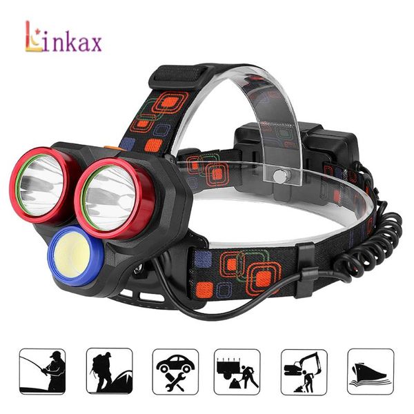 2*t6+1*cob led headlamp fishing headlight 1800 lumen 4 modes headlamp waterproof head torch head lamp use 18650
2*t6+1*cob led headlamp fishing headlight 1800 lumen 4 modes headlamp waterproof head torch head lamp use 18650