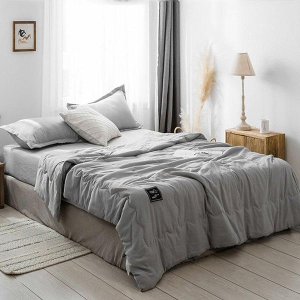 comforters & sets thin quilted quilt japan style summer comforter microfiber stitching gray twin queen king size air-condition throws blanke
comforters & sets thin quilted quilt japan style summer comforter microfiber stitching gray twin queen king size air-condition throws blanke